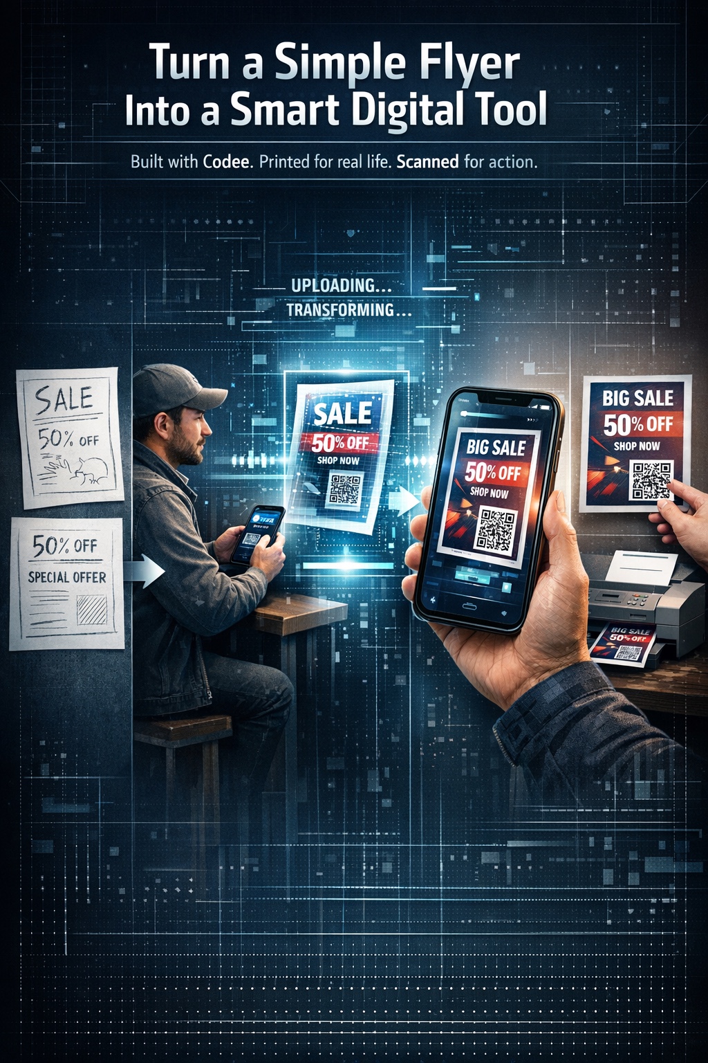 DigiFlyer landing page preview